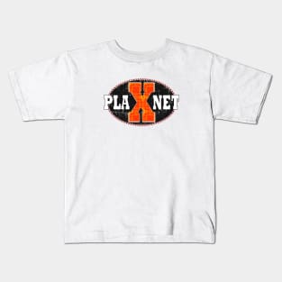 Space Planet X Spaceman Logo Science Fiction Sci fi Kids T-Shirt